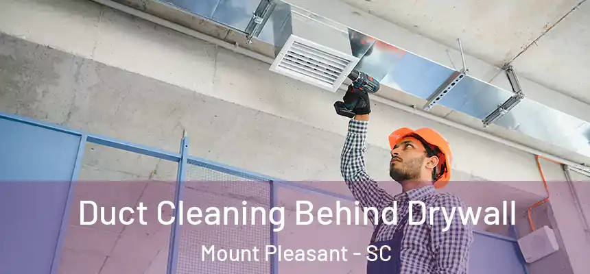 Duct Cleaning Behind Drywall Mount Pleasant - SC